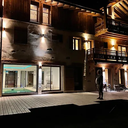 Prestigious With Views In Vanoise, Cleaning Included シャレー *